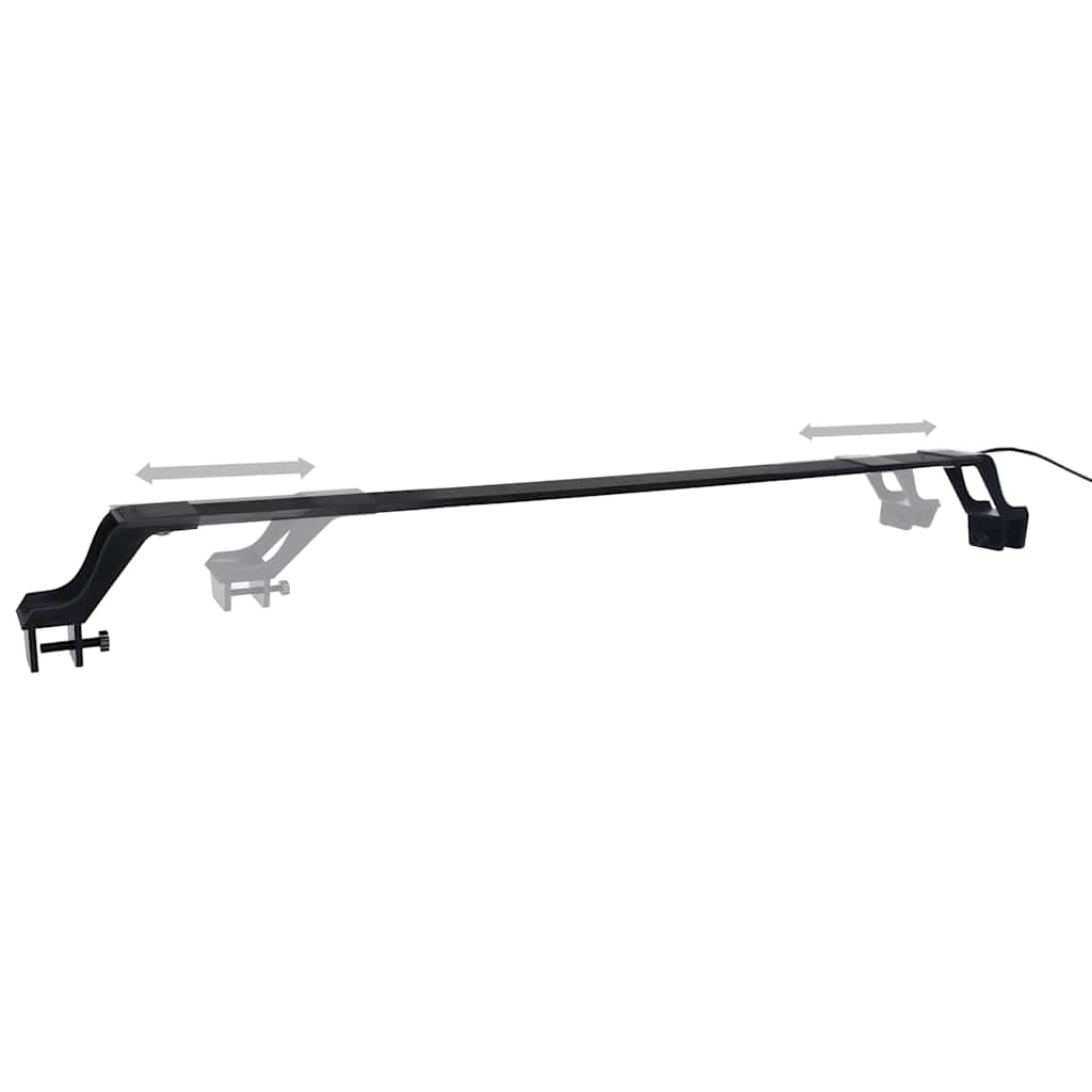 vidaXL Lampa LED do akwarium, z zaciskami, 75-90 cm, niebiesko-biała