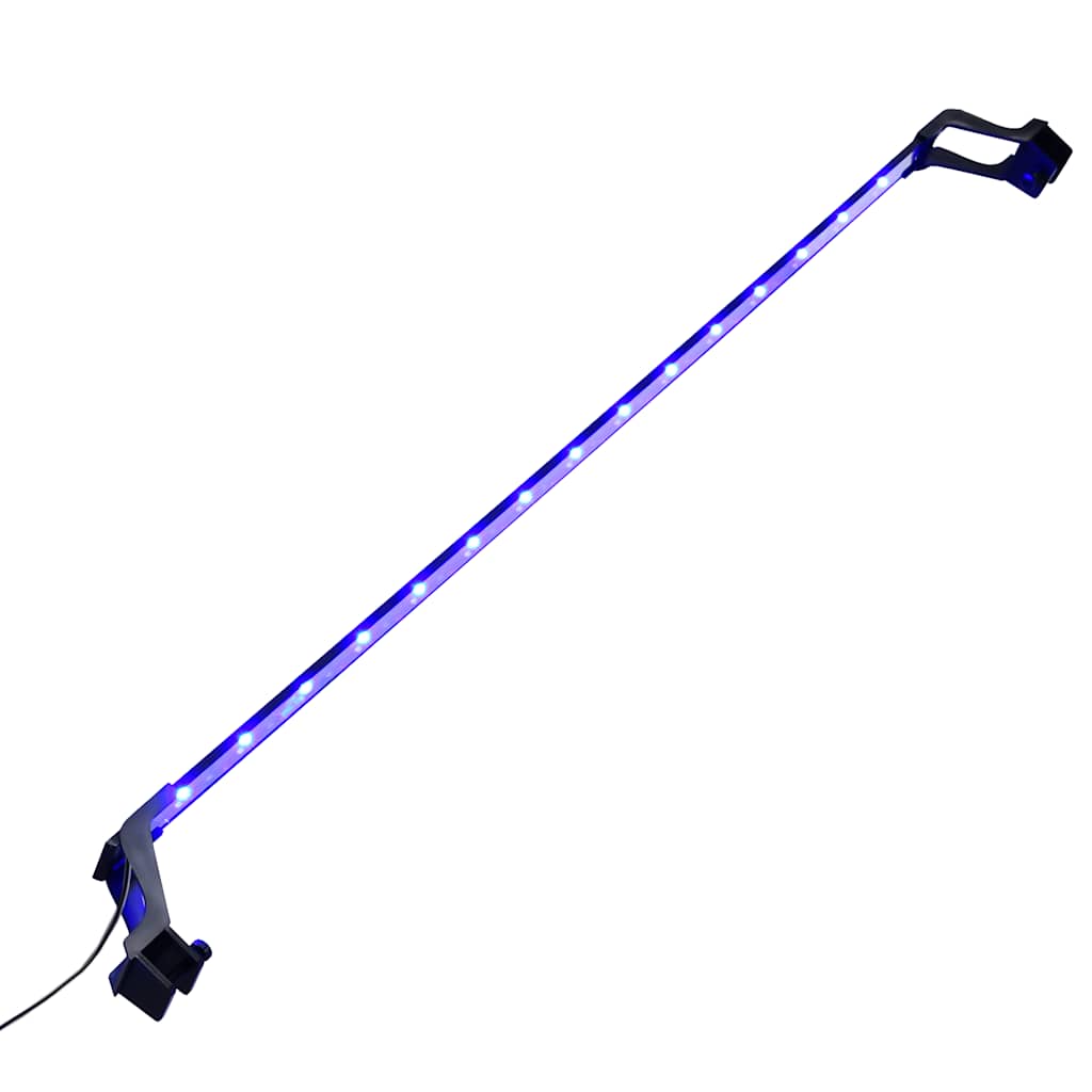 vidaXL Lampa LED do akwarium, z zaciskami, 115-130 cm, niebiesko-biała