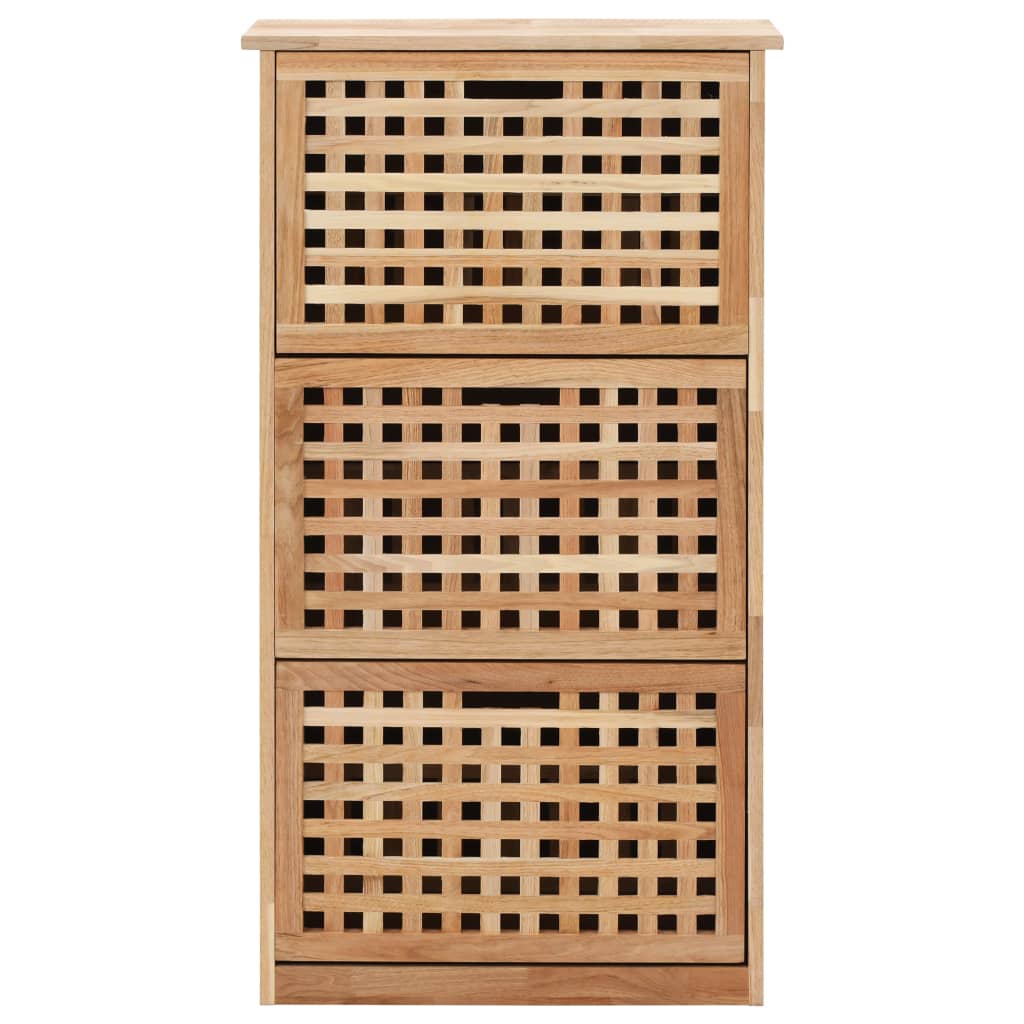 vidaXL Szafka na buty, 55x20x104 cm, lite drewno orzecha włoskiego