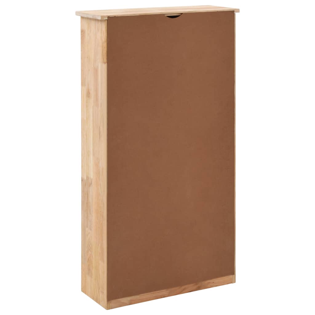 vidaXL Szafka na buty, 55x20x104 cm, lite drewno orzecha włoskiego