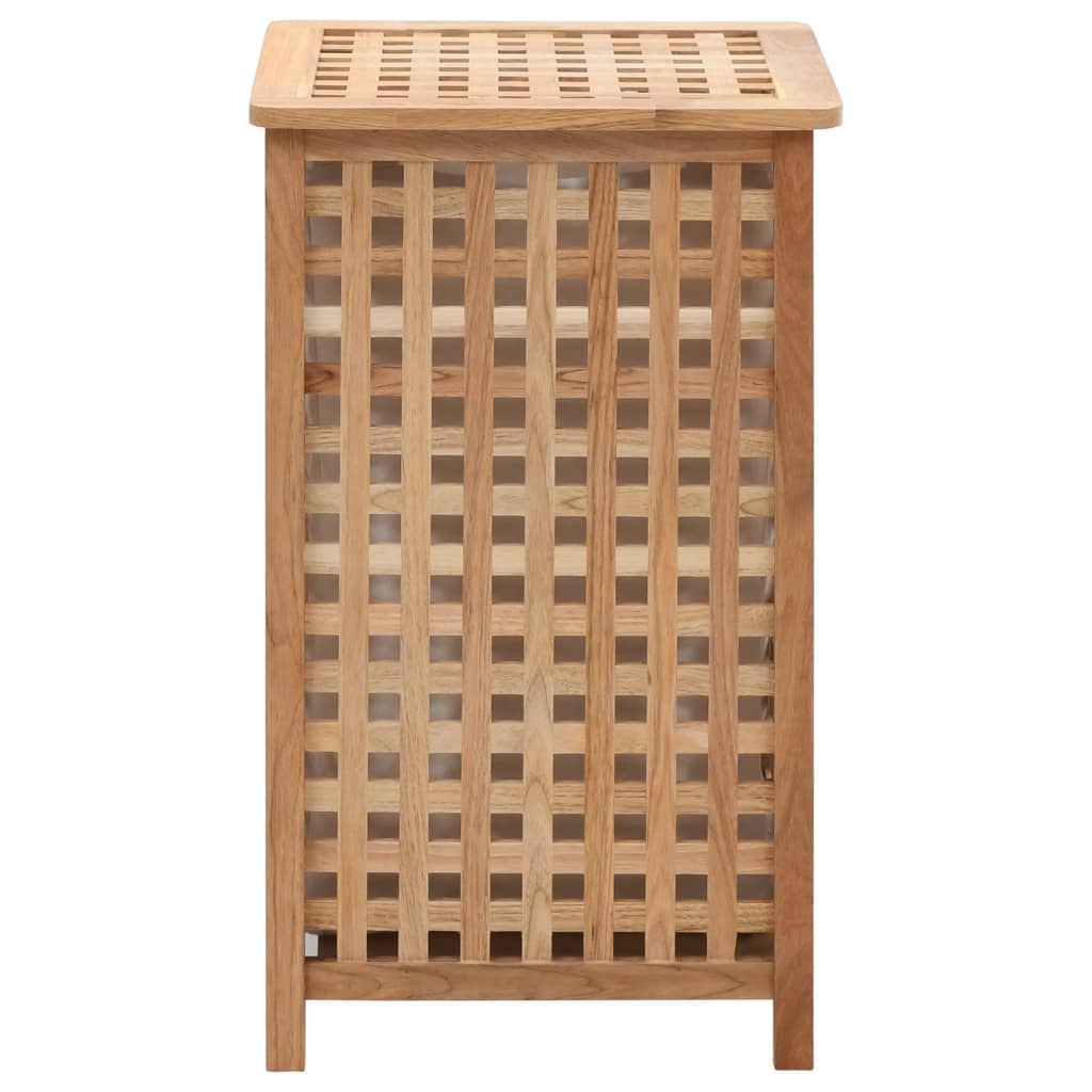 vidaXL Kosz na pranie, 39 x 39 x 65 cm, lite drewno orzecha włoskiego