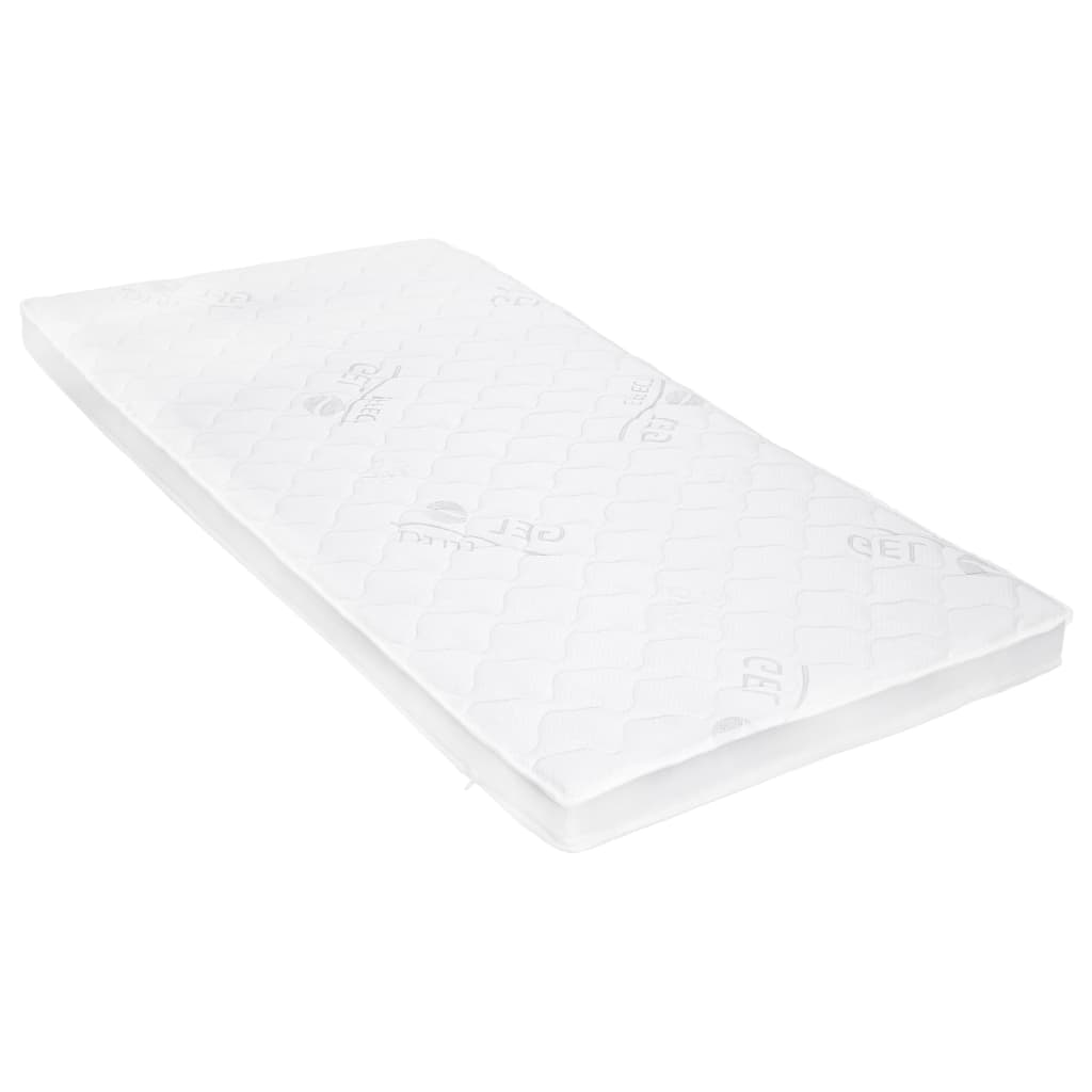 vidaXL Nakładka na materac, 90 x 200 cm, pianka żelowa, 7 cm