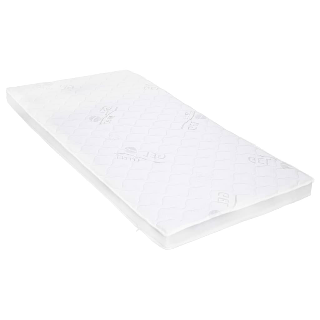 vidaXL Nakładka na materac, 100 x 200 cm, pianka żelowa, 7 cm