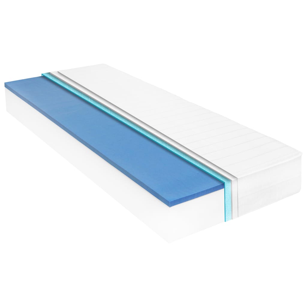 vidaXL Materac, 120x200 cm, pianka memory visco, 18 cm H2