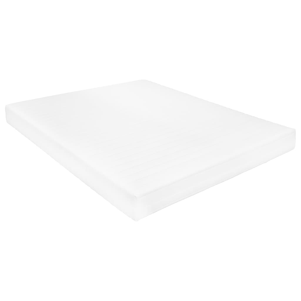 vidaXL Materac, 160x200 cm, 7 stref, pianka PU, 16 cm, H2 H3