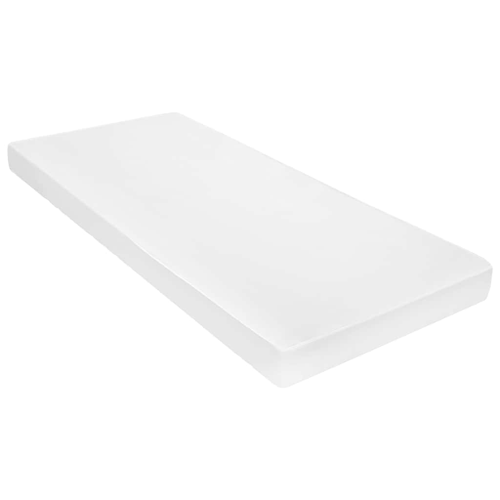 vidaXL Materac, 80x200 cm, 7 stref, pianka PU, 10 cm, H2 H3