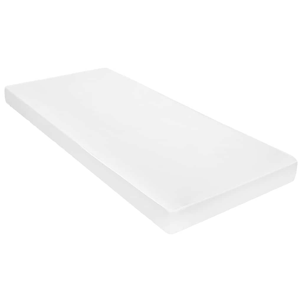 vidaXL Materac, 90x200 cm, 7 stref, pianka PU, 10 cm, H2 H3
