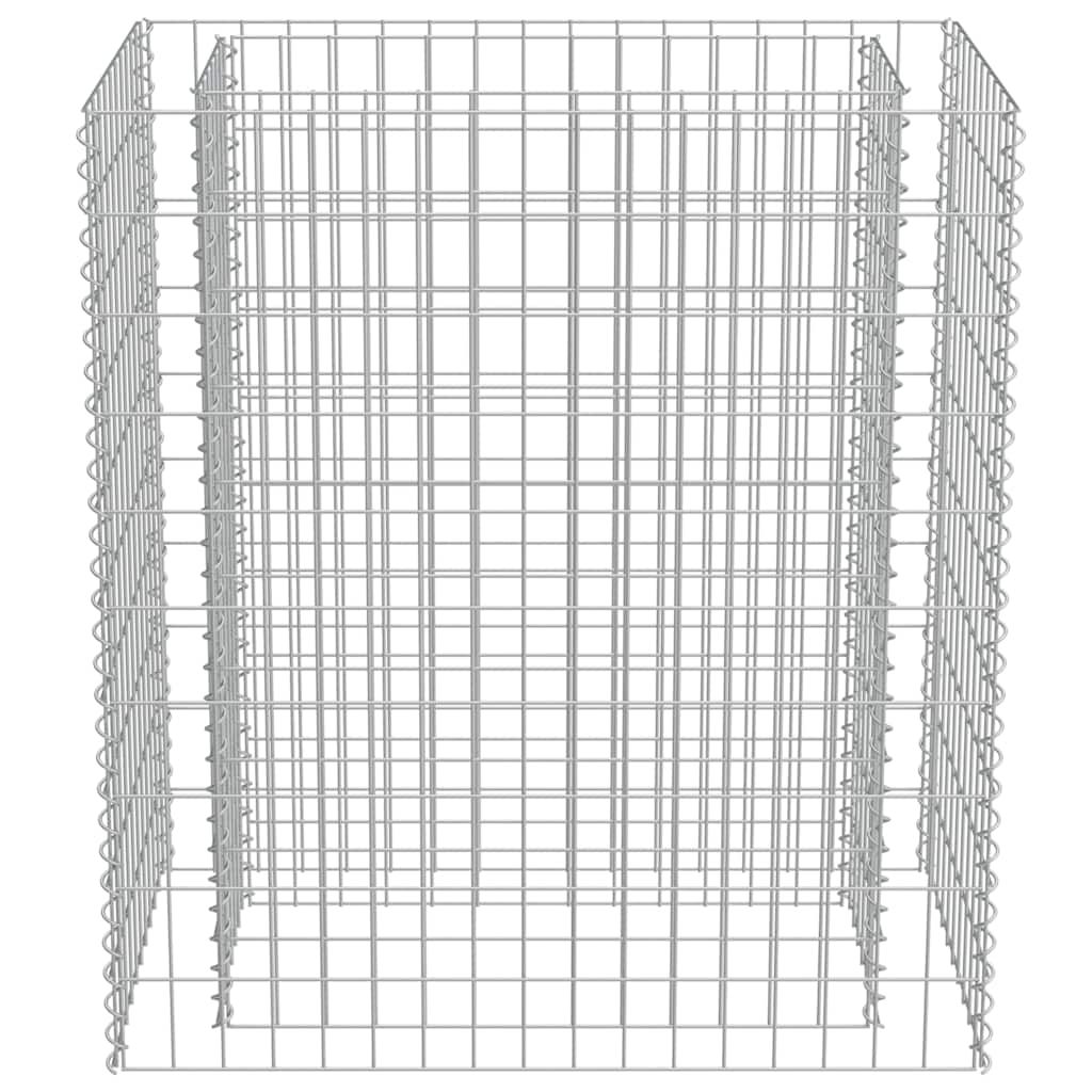 vidaXL Podwyższona donica gabionowa, galwanizowana stal, 90x50x100 cm