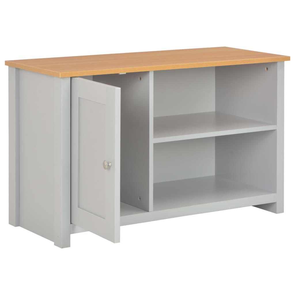 vidaXL Szafka pod TV, szara, 95 x 39 x 58 cm