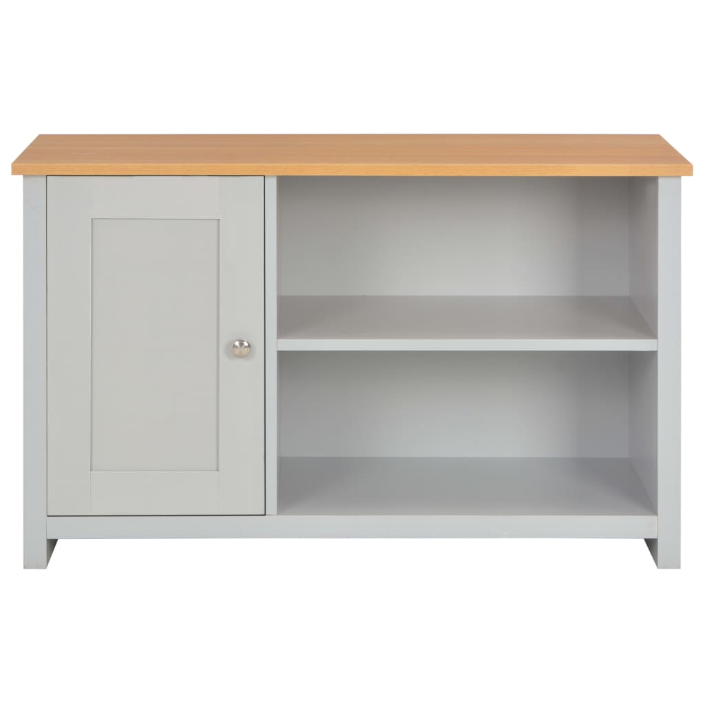 vidaXL Szafka pod TV, szara, 95 x 39 x 58 cm