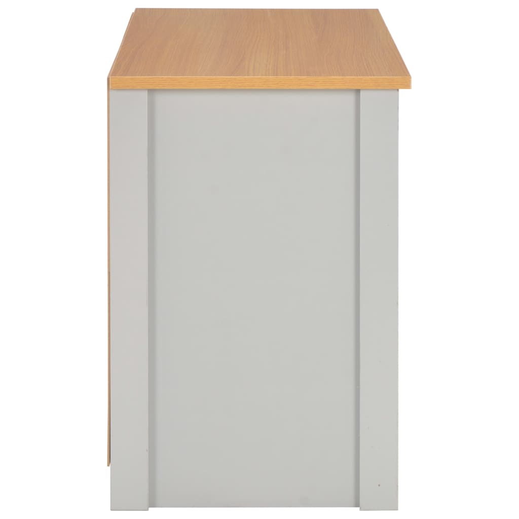 vidaXL Szafka pod TV, szara, 95 x 39 x 58 cm