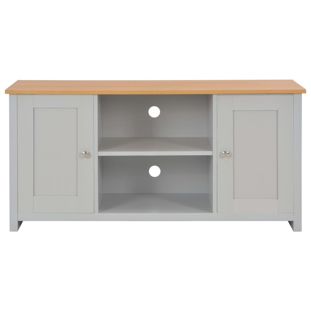 vidaXL Szafka pod TV, szara, 120 x 39 x 58 cm