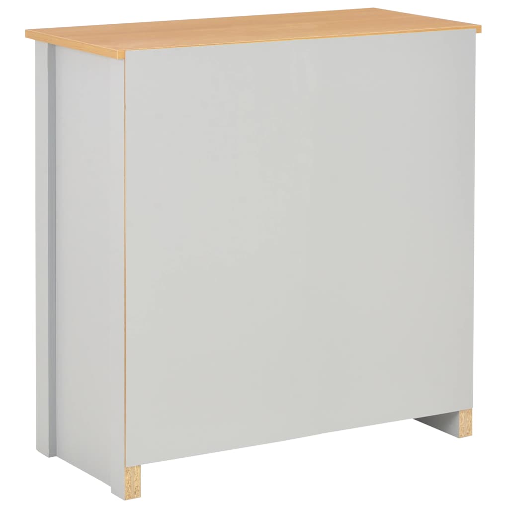 vidaXL Szafka, szara, 79 x 35 x 81 cm