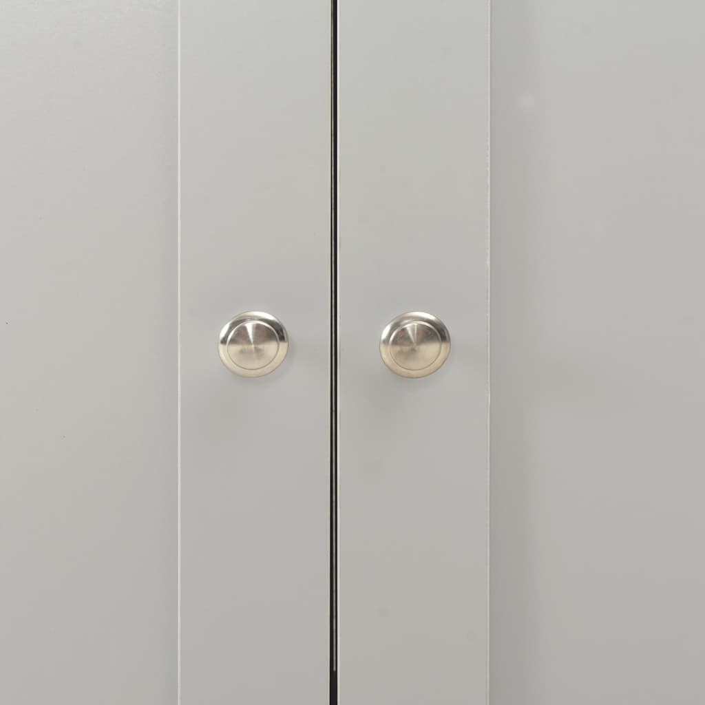 vidaXL Szafka, szara, 79 x 35 x 81 cm