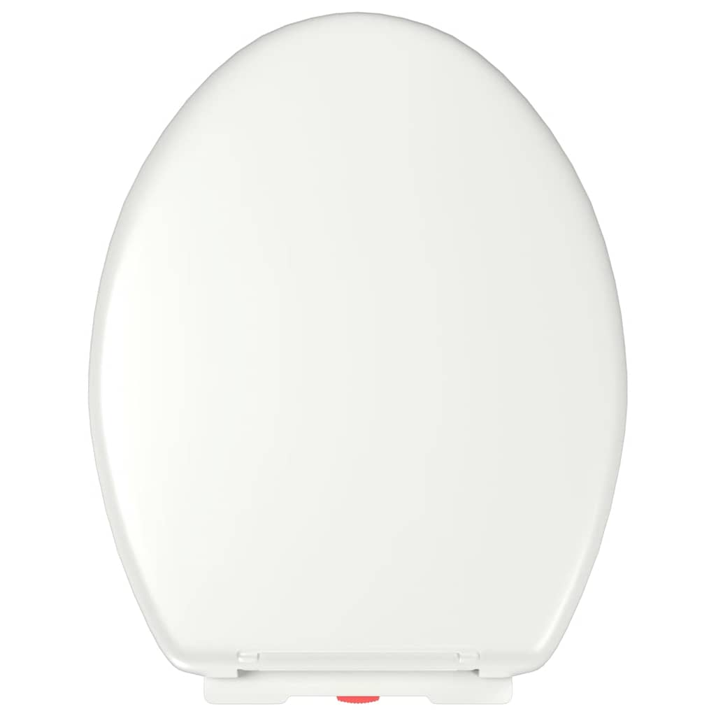 vidaXL Deska sedesowa, wolnoopadająca, z szybkozłączem, biała