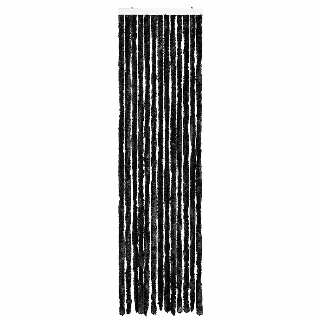 vidaXL Zasłona przeciwko owadom, antracytowa, 56x185 cm, szenil