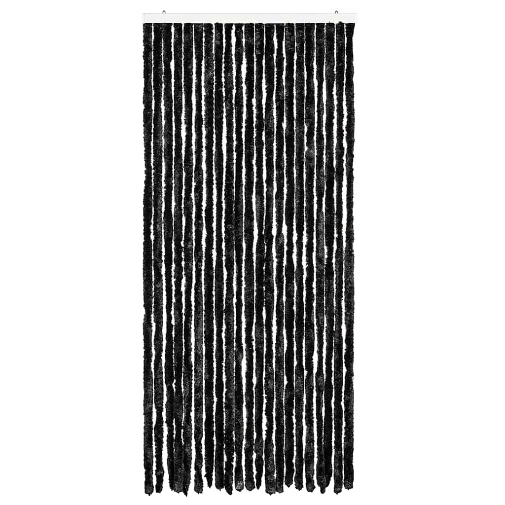 vidaXL Zasłona przeciwko owadom, antracytowa, 90x220 cm, szenil