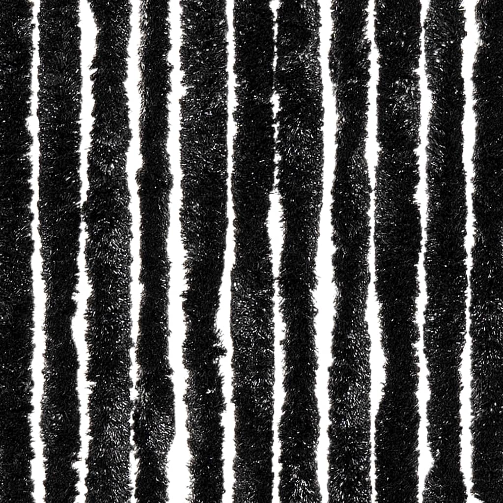 vidaXL Zasłona przeciwko owadom, antracytowa, 100x220 cm, szenil