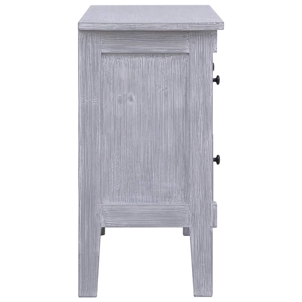 vidaXL Komoda z 2 szufladami, 90x30x60 cm, lite drewno mahoniowe