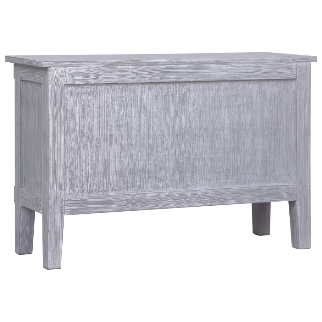vidaXL Komoda z 2 szufladami, 90x30x60 cm, lite drewno mahoniowe
