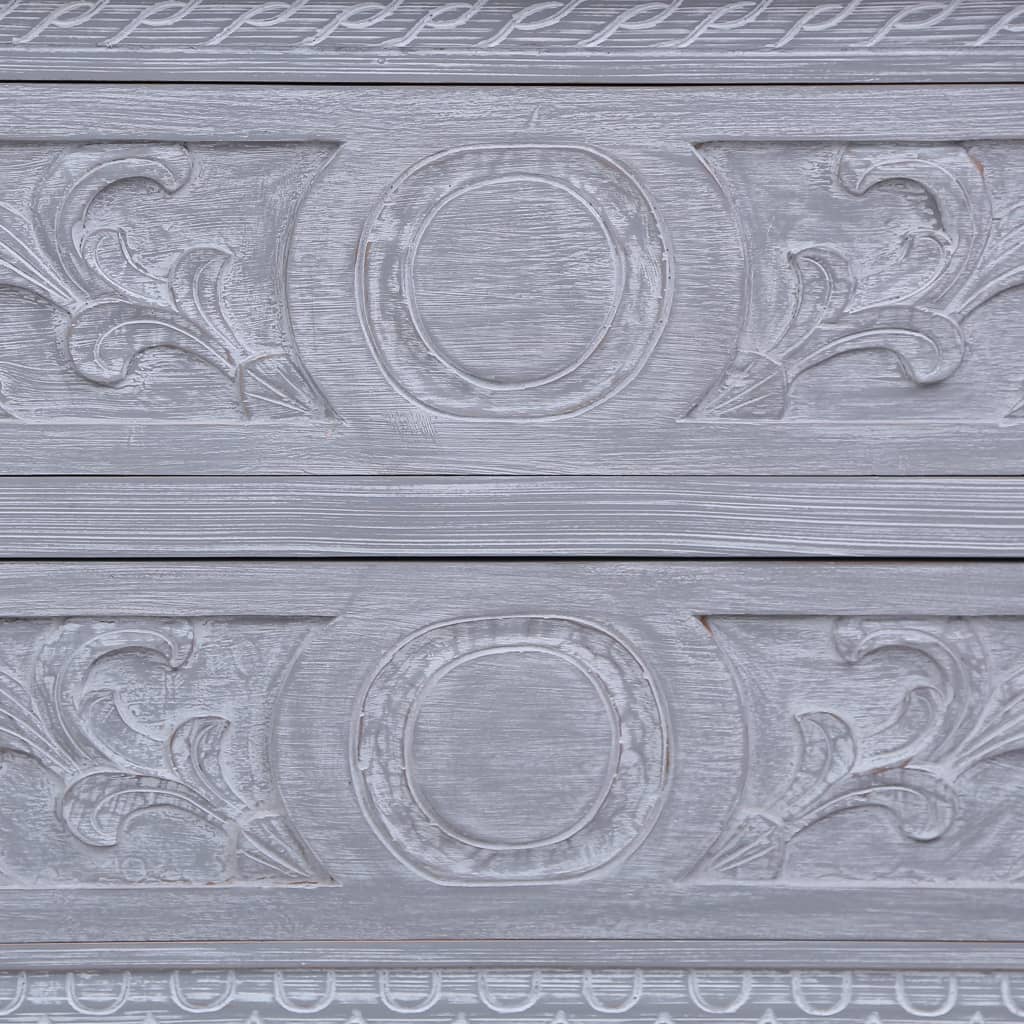 vidaXL Komoda z 2 szufladami, 90x30x60 cm, lite drewno mahoniowe