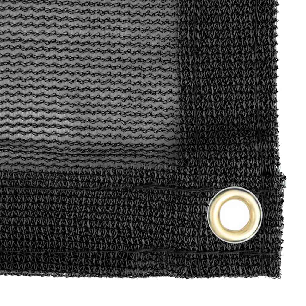 vidaXL Siatka na kontener, HDPE, 3x6 m, czarna