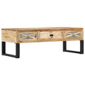vidaXL Stolik kawowy, 110 x 50 x 38 cm, lite drewno mango