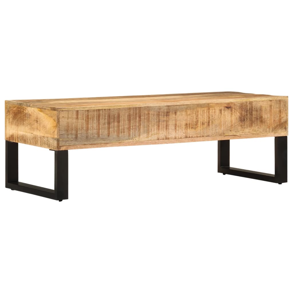 vidaXL Stolik kawowy, 110 x 50 x 38 cm, lite drewno mango