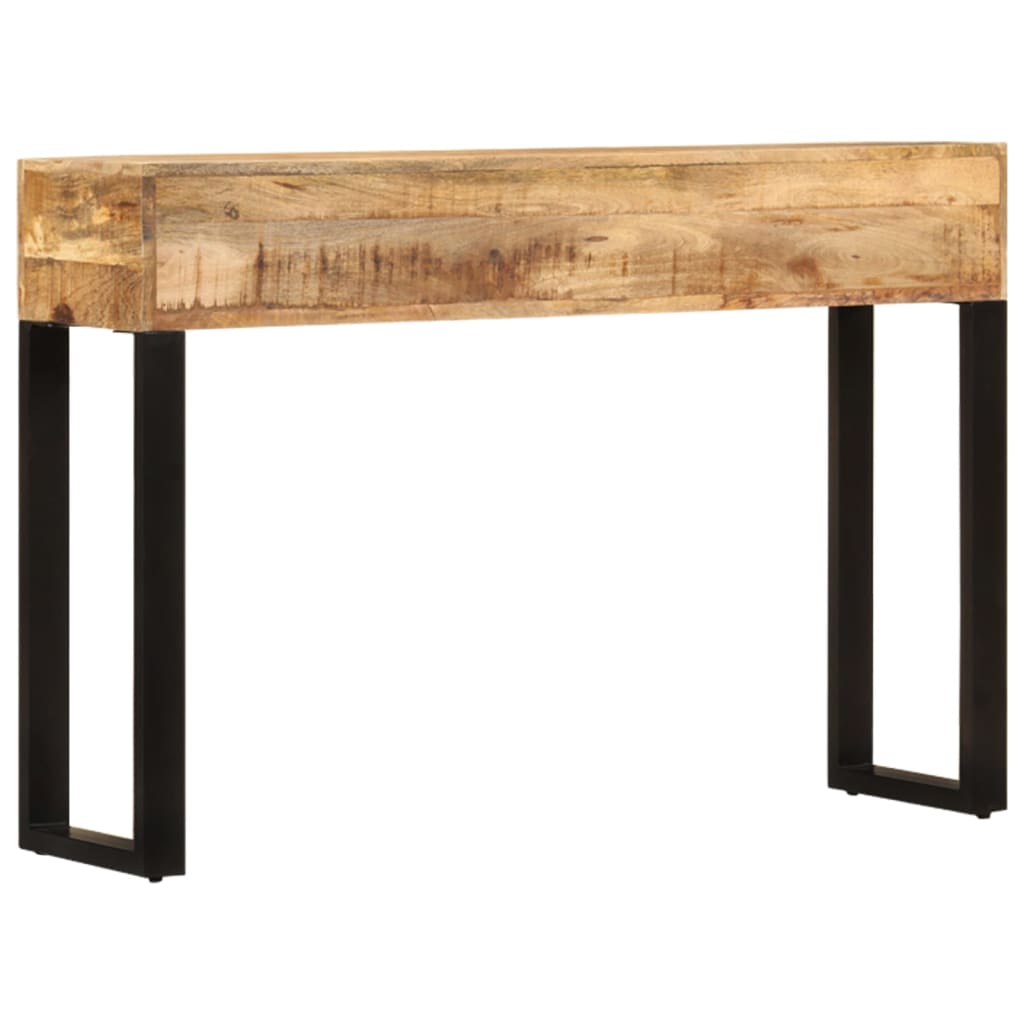 vidaXL Stolik typu konsola, 110x30x76 cm, lite drewno mango