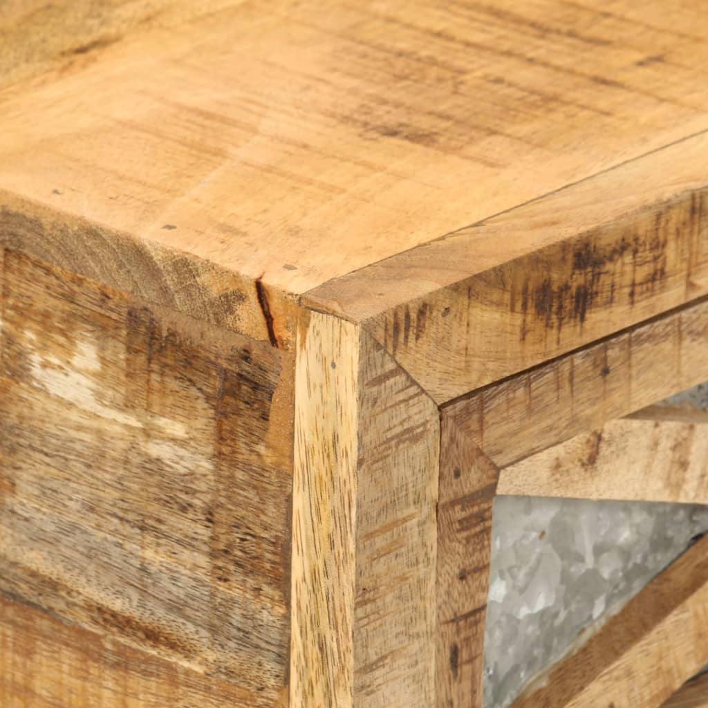 vidaXL Stolik typu konsola, 110x30x76 cm, lite drewno mango