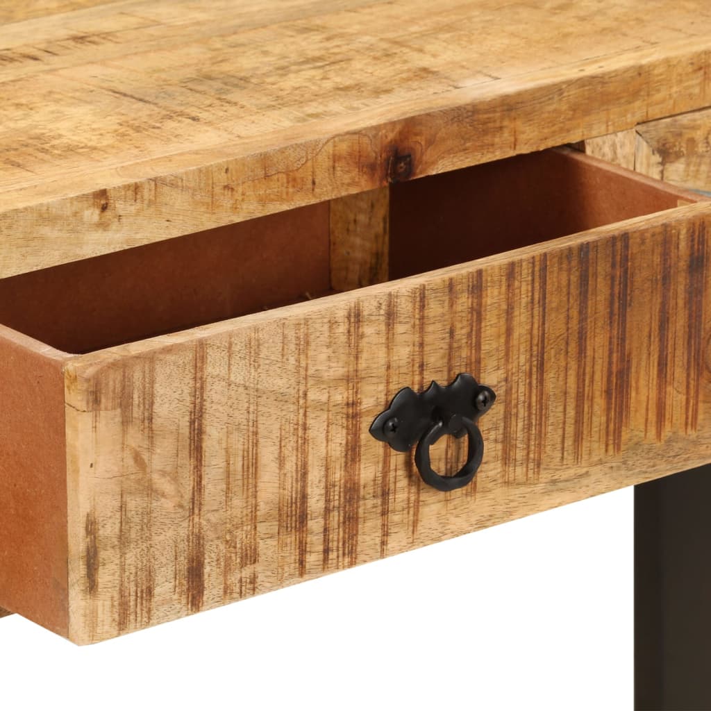 vidaXL Stolik typu konsola, 110x30x76 cm, lite drewno mango