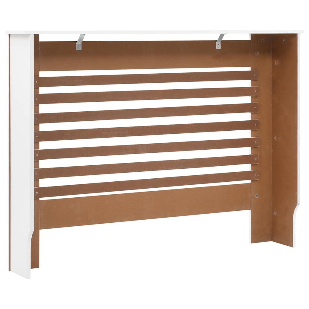 vidaXL Osłona na kaloryfer, biała, 112x19x81,5 cm, MDF