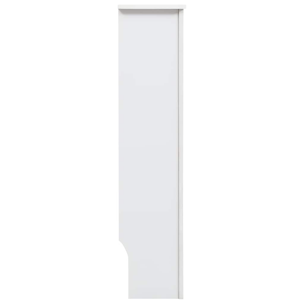 vidaXL Osłona na kaloryfer, biała, 112x19x81,5 cm, MDF