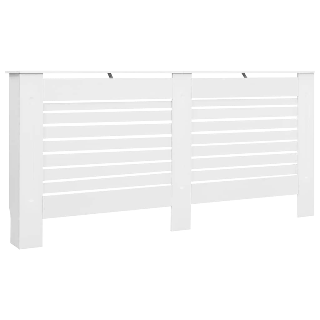 vidaXL Osłona na kaloryfer, biała, 172x19x81,5 cm, MDF