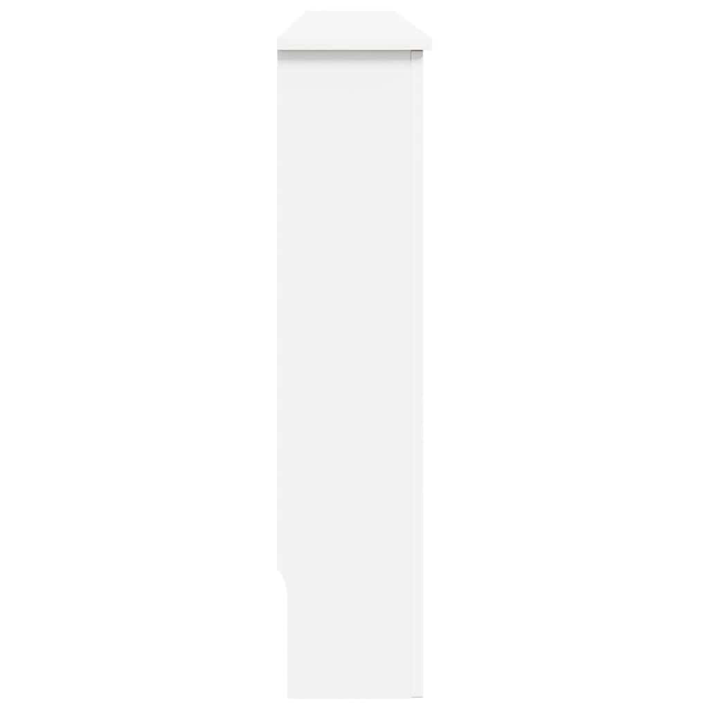 vidaXL Osłona na kaloryfer, biała, 112 x 19 x 81,5 cm, MDF