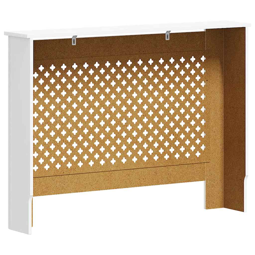 vidaXL Osłona na kaloryfer, biała, 112 x 19 x 81,5 cm, MDF