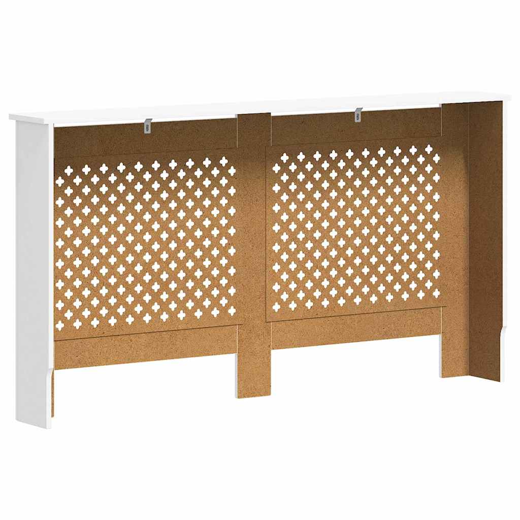 vidaXL Osłona na kaloryfer, biała, 152 x 19 x 81,5 cm, MDF
