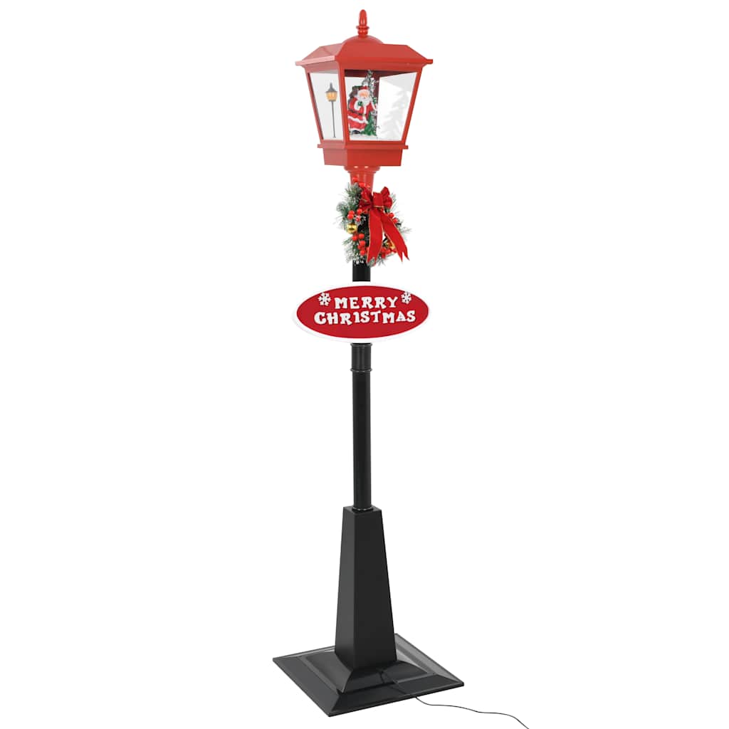 vidaXL Świąteczna latarnia z Mikołajem, 180 cm, LED
