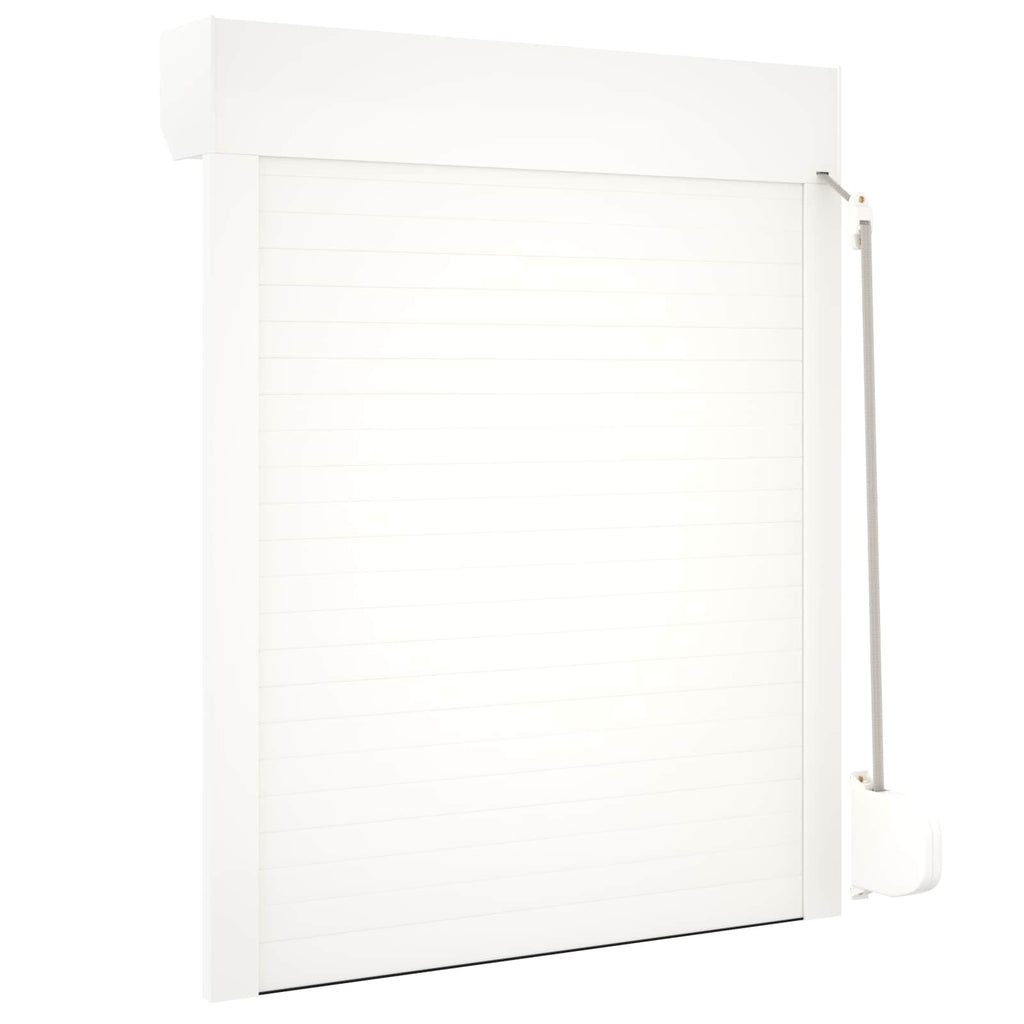 vidaXL Roleta Biały 70 x 100 cm Aluminium i poliuretan