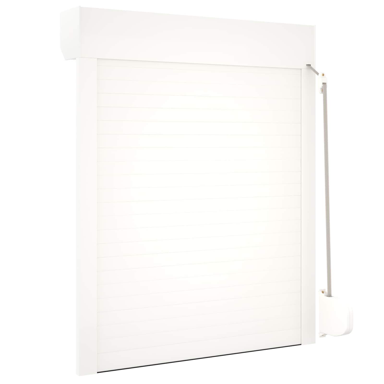 vidaXL Roleta Biały 70 x 100 cm Aluminium i poliuretan