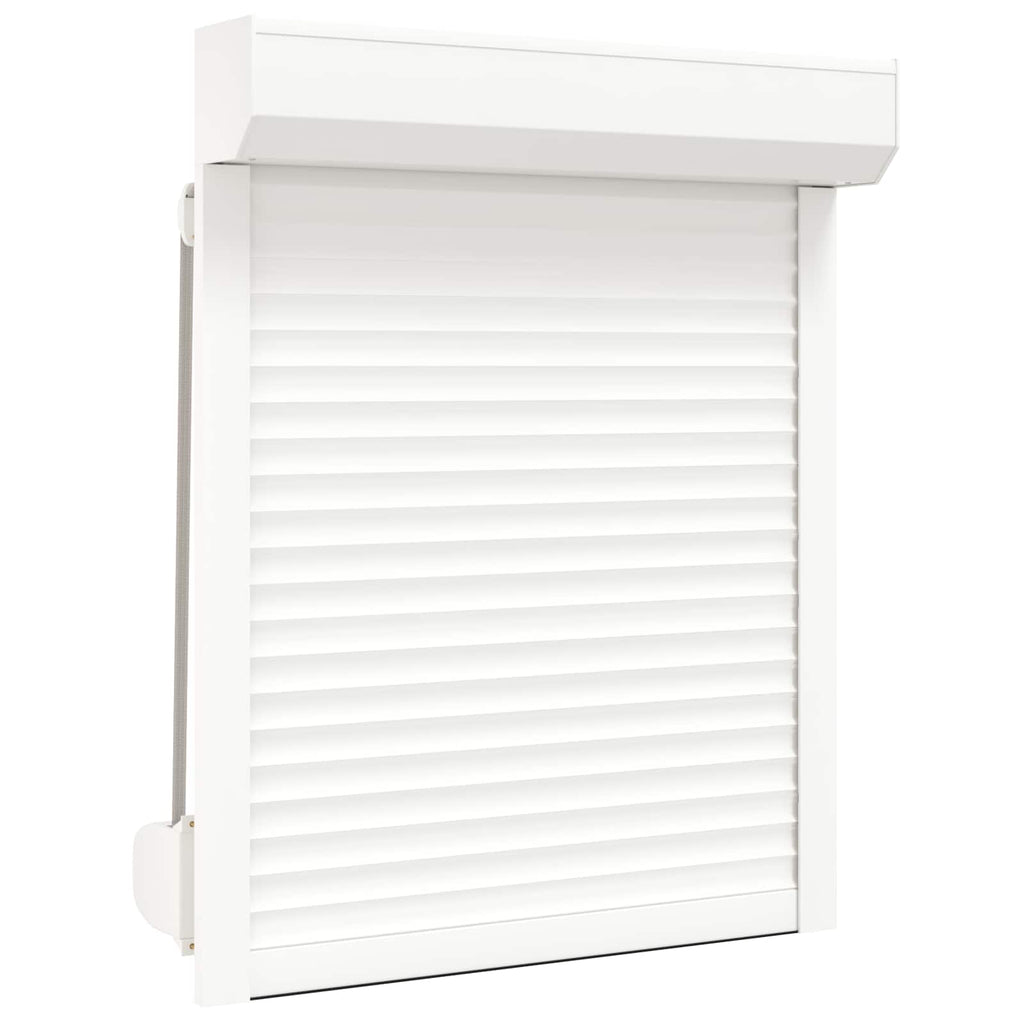vidaXL Roleta Biały 80 x 100 cm Aluminium i poliuretan
