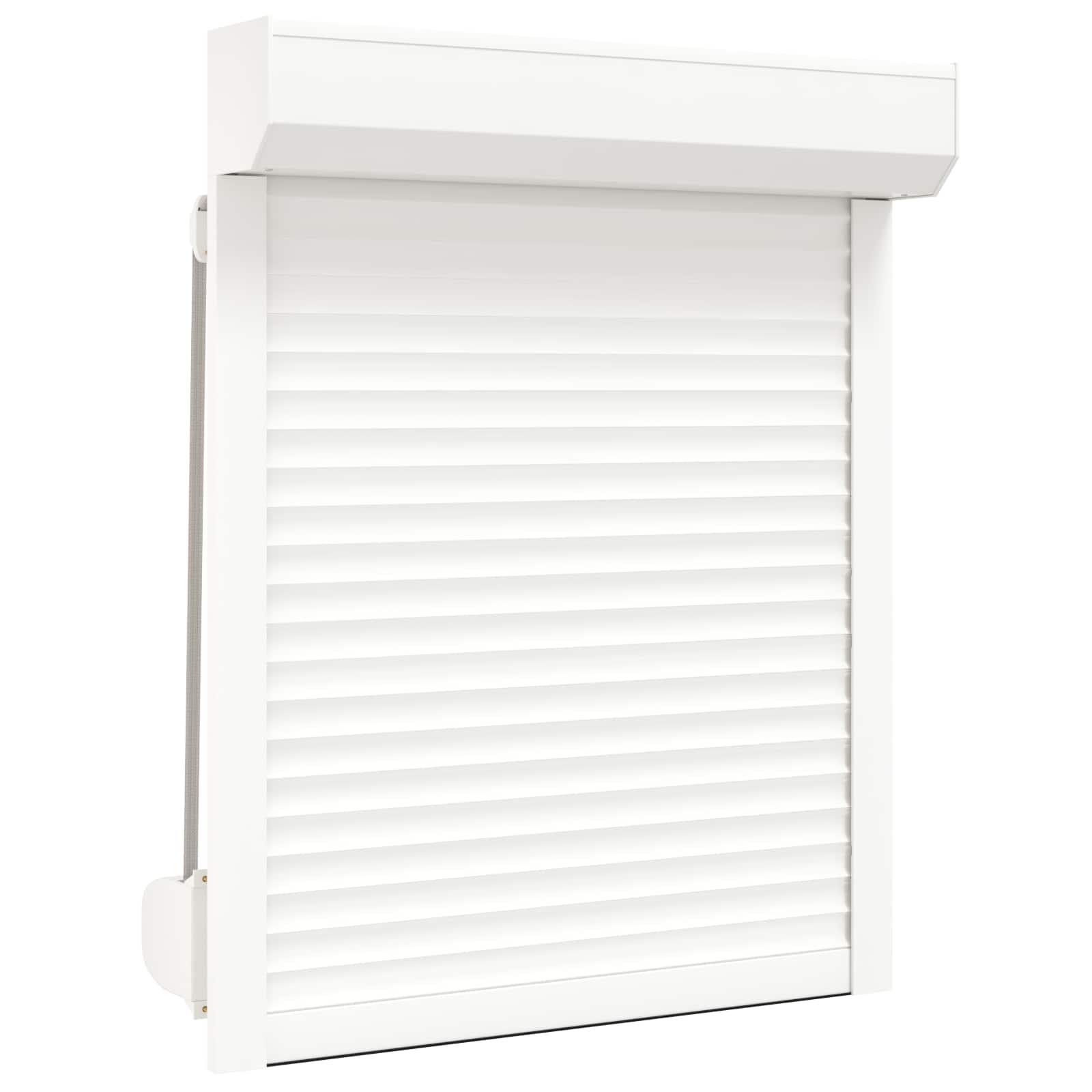 vidaXL Roleta Biały 80 x 100 cm Aluminium i poliuretan