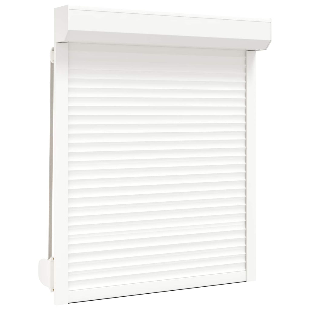 vidaXL Roleta Biały 100 x 130 cm Aluminium i poliuretan