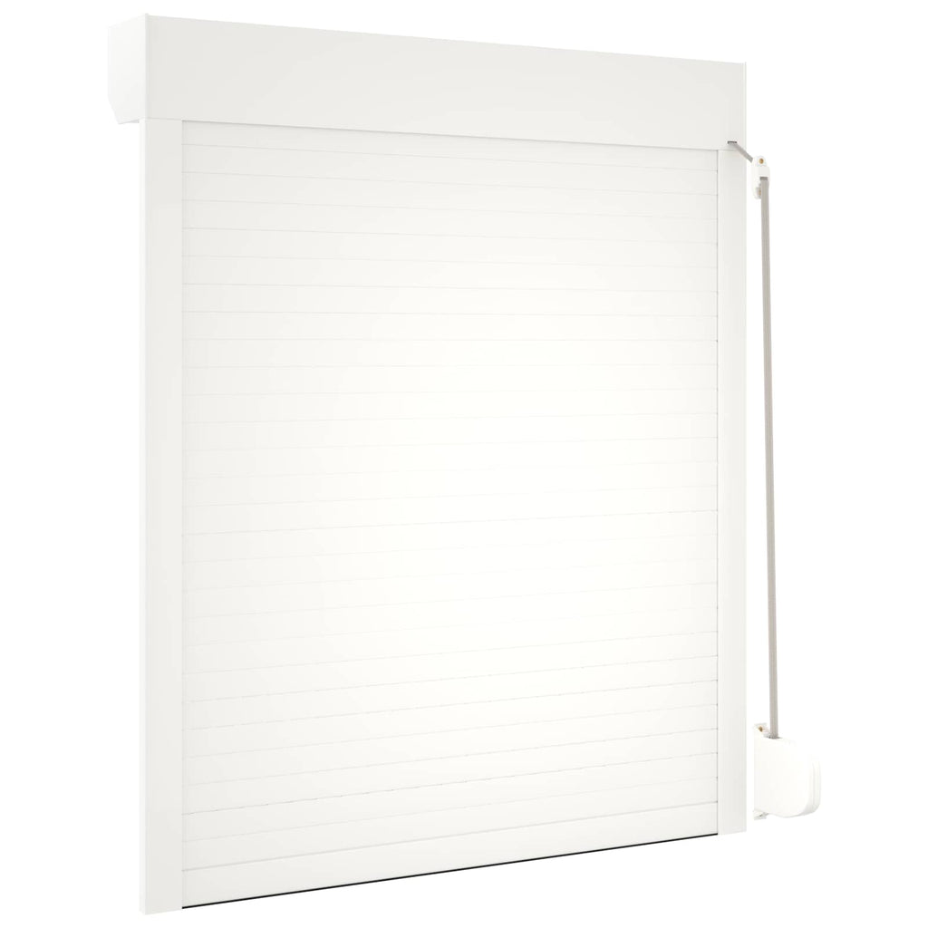 vidaXL Roleta Biały 100 x 130 cm Aluminium i poliuretan