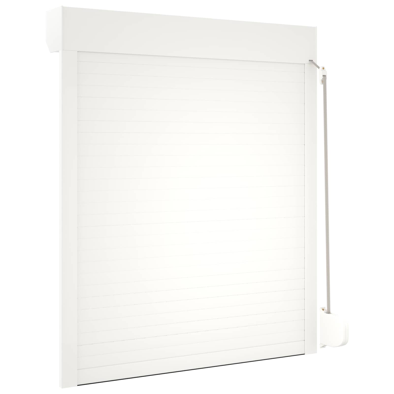 vidaXL Roleta Biały 100 x 130 cm Aluminium i poliuretan