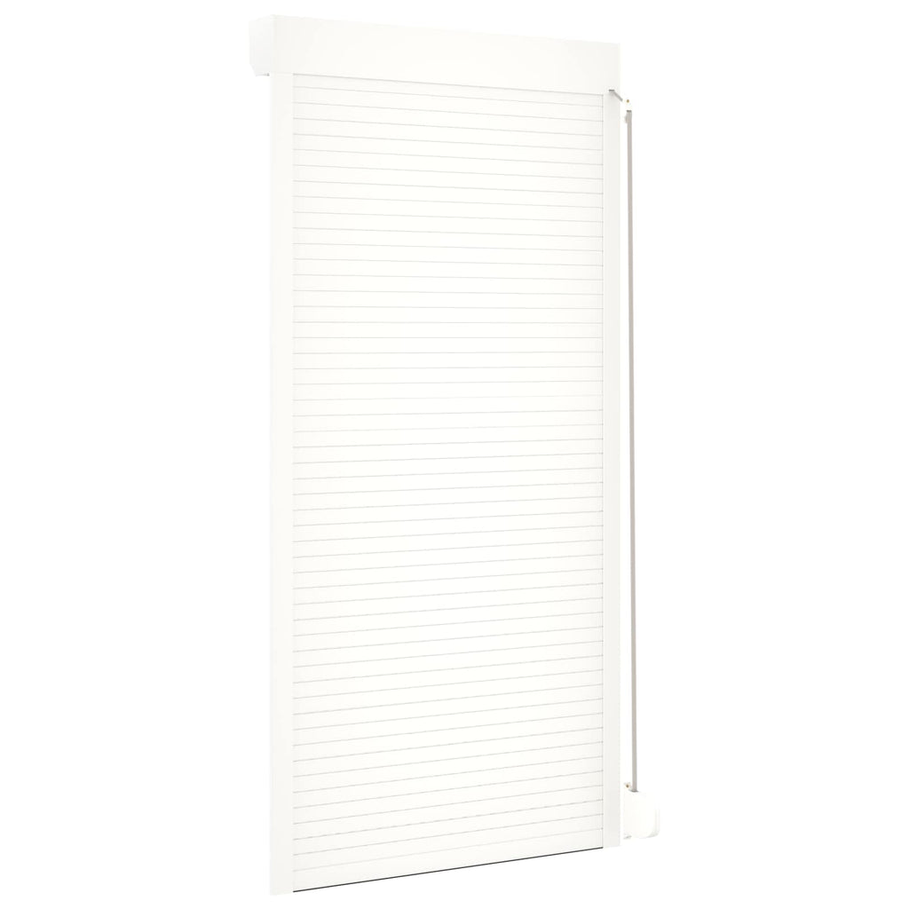 vidaXL Roleta Biały 100 x 210 cm Aluminium i poliuretan