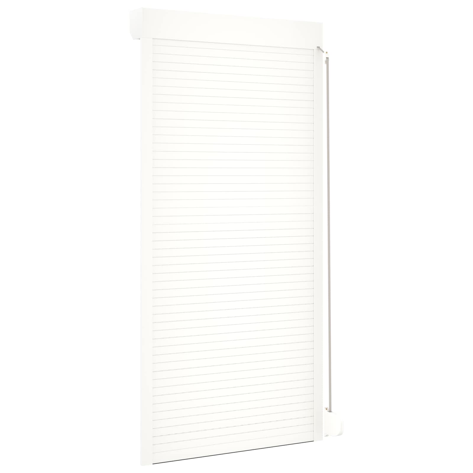 vidaXL Roleta Biały 100 x 210 cm Aluminium i poliuretan