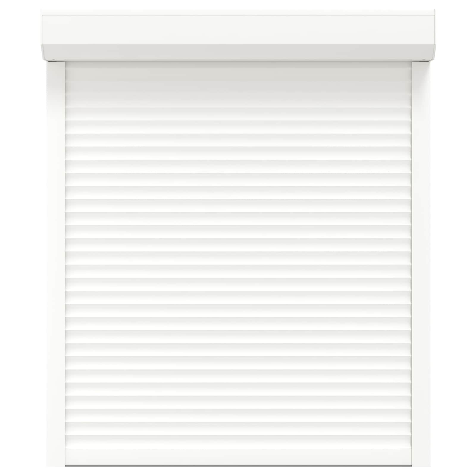 vidaXL Roleta Biały 110 x 130 cm Aluminium i poliuretan