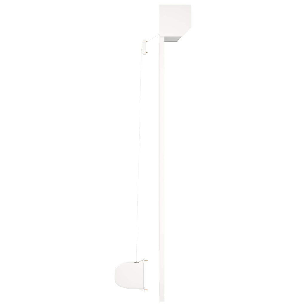 vidaXL Roleta Biały 110 x 130 cm Aluminium i poliuretan