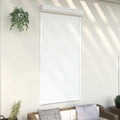 vidaXL Roleta Biały 110 x 220 cm Aluminium i poliuretan